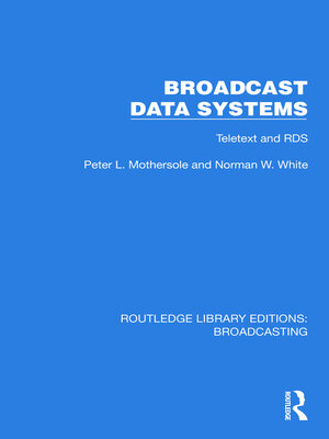 cover image of Broadcast Data Systems